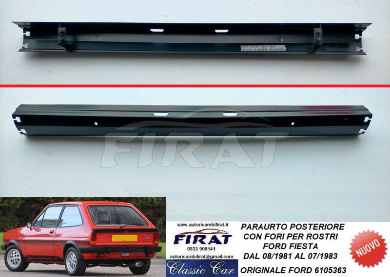 PARAURTO FORD FIESTA 81 - 83 POST. C/F (6105363)
